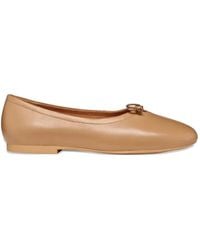 Geox - New Palmaria Bow-Detail Ballet Flats - Lyst