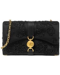 Versace - Mini Sac Kleio En Satin À Broderies - Lyst