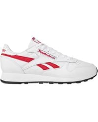 Reebok - Classic Leather "white Vector Red" スニーカー - Lyst