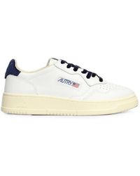 Autry - Medalist Low Velvet-Lace Sneakers - Lyst