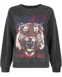 Anine Bing - Tiger Printed Sweatshirt - Lyst