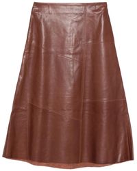 Arma - Panelled Midi Skirt - Lyst