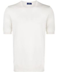Barba Napoli - Knitted Plain T-Shirt - Lyst