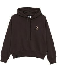 Izzue - Logo-Embroidered Hoodie - Lyst