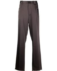 Nanushka - Mid-Rise Straight-Leg Trousers - Lyst