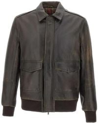 Volfagli - David Tundra Leather Jacket - Lyst
