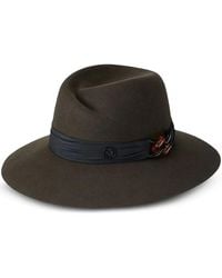 Maison Michel - Virginie Wool-Felt Fedora Hat - Lyst