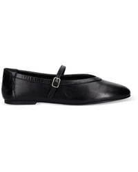 GANT - Buckle-Fastening Leather Ballet Flats - Lyst