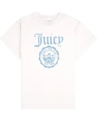 Juicy Couture - X S&R T-Shirt En Coton À Logo Imprimé - Lyst