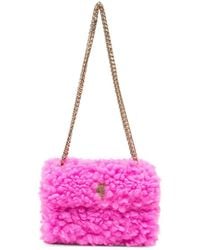 Kurt Geiger - Mini Kensington Faux-Shearling Shoulder Bag - Lyst