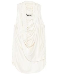 Julius - Draped Vest - Lyst