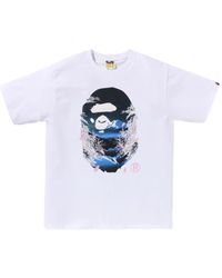 A Bathing Ape - Camiseta Sakura - Lyst
