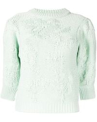 Cecilie Bahnsen - Chunky-knit Organic Cotton Jumper - Lyst