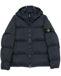 Stone Island - Matt Ripstop Cordura Hooded Padded Jacket - Lyst