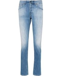 Dondup - Jeans George con placca logo - Lyst