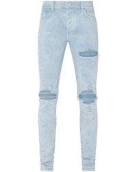 Amiri - Mx1 Mineral-Wash Skinny Jeans - Lyst