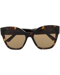 Prada - Tortoiseshell-Effect Butterfly-Frame Sunglasses - Lyst