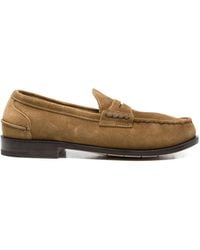 Premiata - Suede Penny Loafers - Lyst
