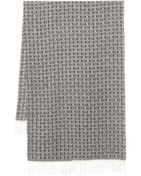 Liu Jo - Monogram Fringed Scarf - Lyst