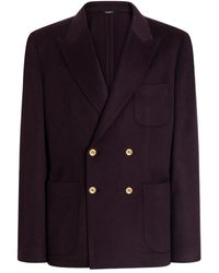 Dolce & Gabbana - Double-Breasted Button Jacket - Lyst