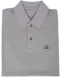 C.P. Company - Logo-Embroidered Polo Shirt - Lyst