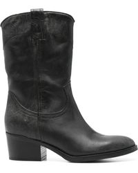 CURIOSITÉ - 50Mm Calf-Leather Cowboy Boots - Lyst