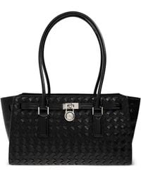 MICHAEL Michael Kors - Hamilton Moderne Leather Shoulder Bag - Lyst