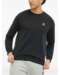 Converse - Go-To Sweater Met Logodetail En Ronde Hals - Lyst