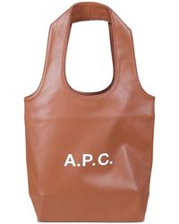 A.P.C. - Kleine Ninon Shopper Met Logodetail - Lyst