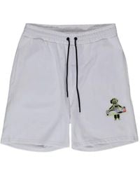 Refrigiwear - Graphic-Print Drawstring Shorts - Lyst