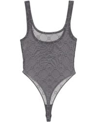 Marine Serre - Body Mit Monogramm - Lyst