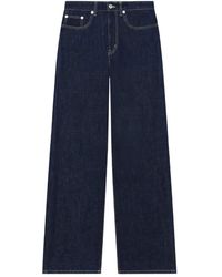 KENZO - Ayame Logo-Patch Jeans - Lyst