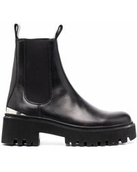 Maje - Leather Chelsea Boots - Lyst