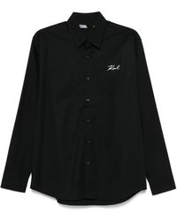 Karl Lagerfeld - Camisa con logo estampado - Lyst