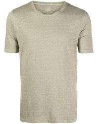 120% Lino - Short Sleeves T-shirt - Lyst