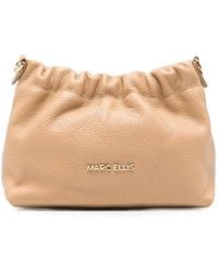 Marc Ellis - Ruched Leather Shoulder Bag - Lyst