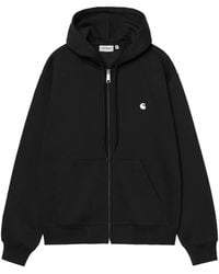 Carhartt - Mack Logo-Embroidered Zip-Up Hoodie - Lyst