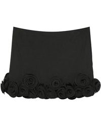 LaRevêche - Ivette Floral-Appliqué Mini Skirt - Lyst
