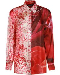 Roberto Cavalli - ミックスプリント シャツ - Lyst