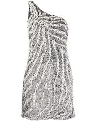 Givenchy - One-Shoulder Embellished Mini Dress - Lyst