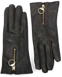 Barbour - Gants Arlene À Détails De Zips - Lyst
