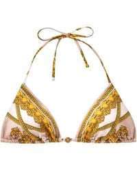 Versace - La Coupe Des Dieux Bikini Top - Lyst