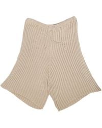 Baserange - Kai Ribbed-Knit Shorts - Lyst