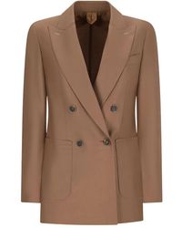 Max Mara - ダブルブレスト パッチポケット ドレス - Lyst