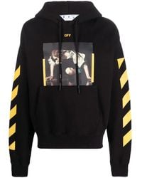 Off-White c/o Virgil Abloh - Sudadera con estampado Caravaggio y capucha - Lyst