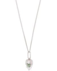 CAPSULE ELEVEN - Heart-Pendant Emerald Necklace - Lyst