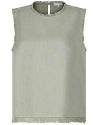 Antonelli - Fringed-Trim Top - Lyst