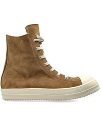 Rick Owens - Baskets Temple Zippées Et À Lacets - Lyst