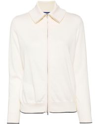 N.Peal Cashmere - Zip-up Knitted Cardigan - Lyst