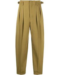 Lemaire - Pleated Virgin-Wool Trousers - Lyst
